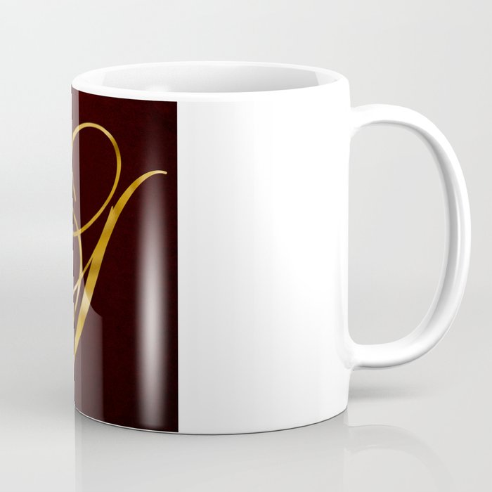 Golden letter G in vintage design Coffee Mug