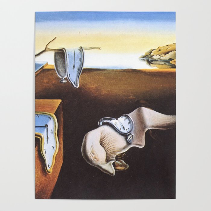 The Persistence of Memory by Salvador Dali Poster