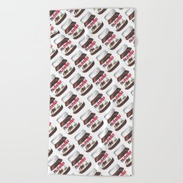 Nuts for Nutella Beach Towel