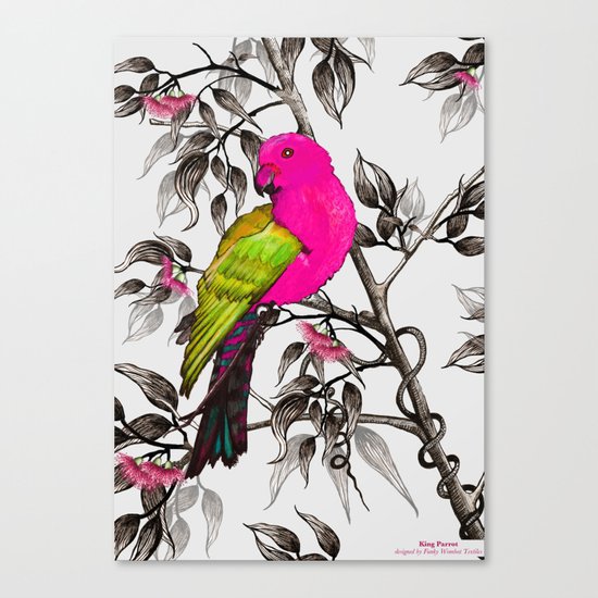 King Parrot Canvas Print