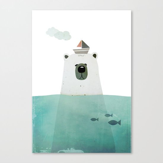 Polar bear Canvas Print