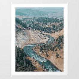 Yellowstone River Art Print