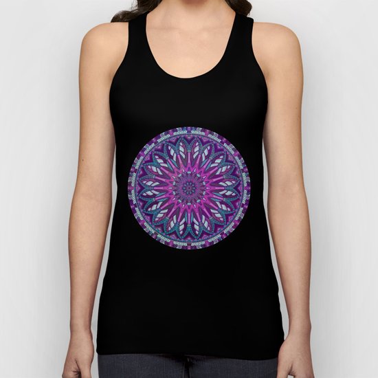 Iris Mandala 2 Unisex Tank Top