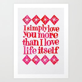Song Lyric Art Prints For Any Decor Style Society6