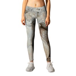 Augustus and Victory Sebastion Relief Classical Art Leggings