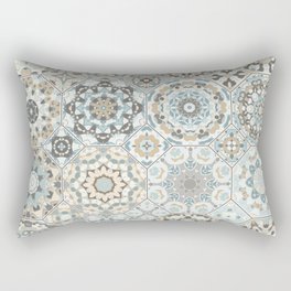 Mediterranean Decorative Tile Print XII Rectangular Pillow