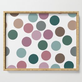 Soft Polka Dots Serving Tray