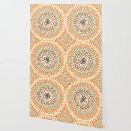 Pastel Orange Wallpaper For Any Decor Style Society6