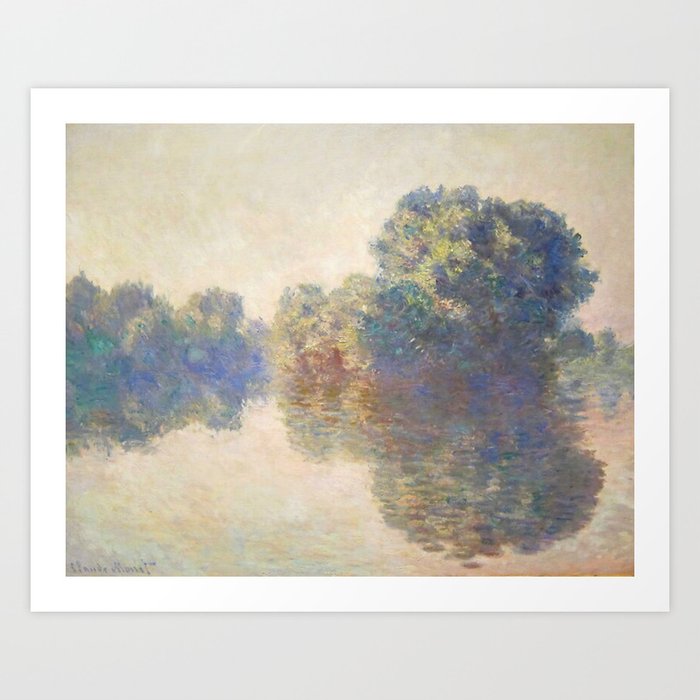 Claude Monet - The Seine at Giverny (1897) Art Print