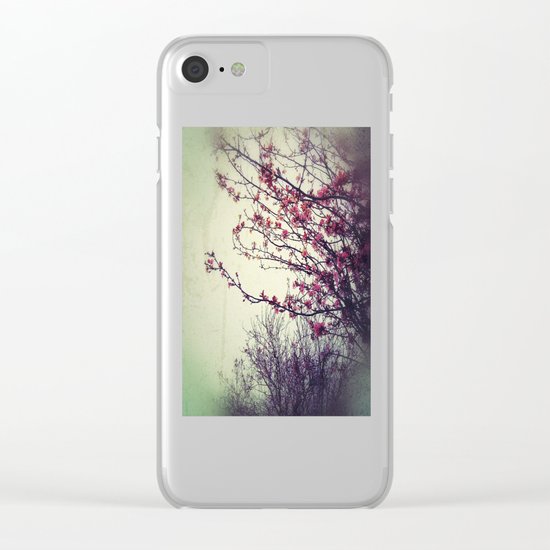 Cherry Blossom Clear iPhone Case