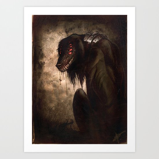 Hellhound Art Print