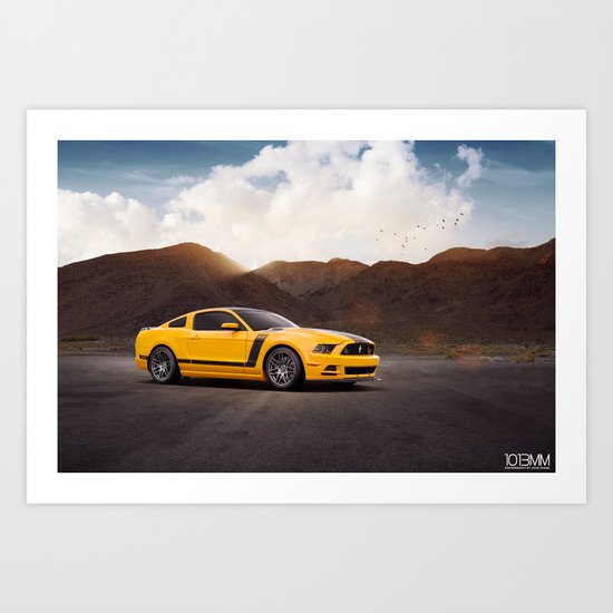 Ford Mustang Boss 302 Art Print