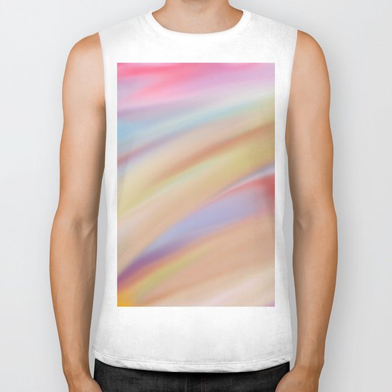 Watercolorful Flow Biker Tank