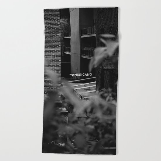 Americano Beach Towel