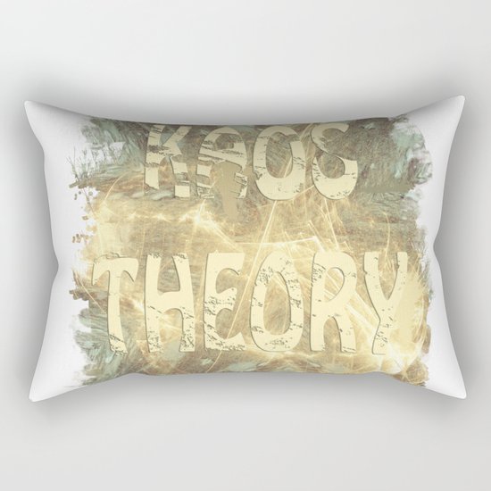 Kaos theory on sandy fractal Rectangular Pillow