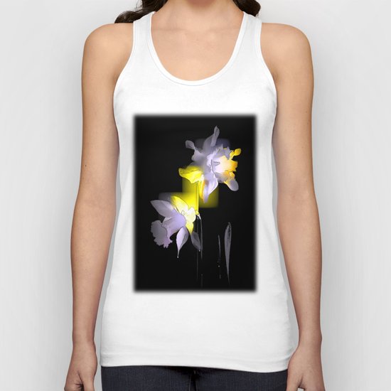 Cubist Daffodils Unisex Tank Top