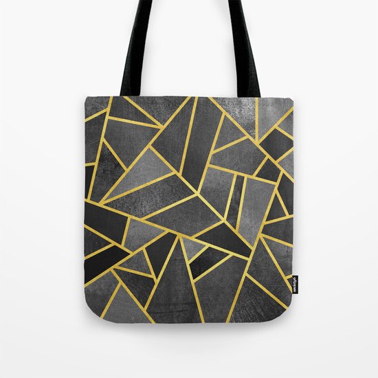 Grey Stone Tote Bag