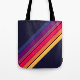 Dajuna - 70s Vintage Style Retro Stripes Tote Bag