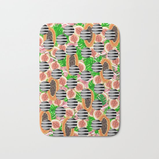 Tropical Fruits Bath Mat
