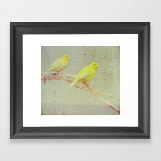 Yellow Framed Art Print