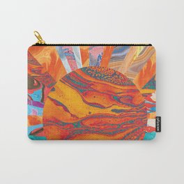 Sunrise, Sunset Carry-All Pouch | Paper, Beach, Nature, Sunset, Collage, Ocean, Geode, Digital, Fabric, Curated 