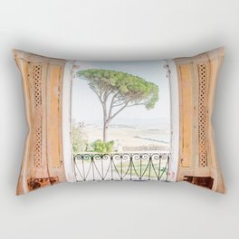 Italian View in Decay Rectangular Pillow