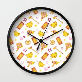 cardcaptor sakura pattern Wall Clock