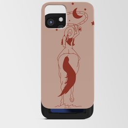 Fanny Ropes the Moon iPhone Card Case