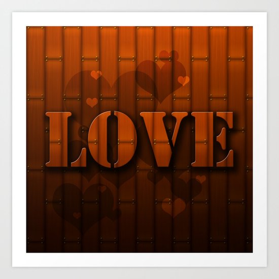 LOVE! Art Print