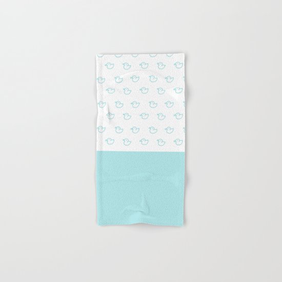 Ducklings Mint Hand & Bath Towel