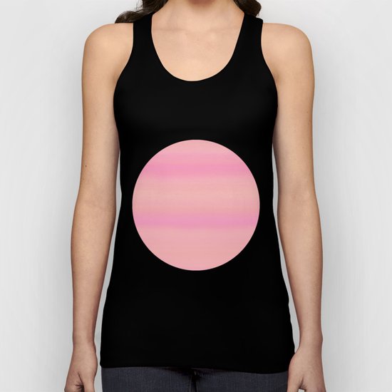 Soft pastel gradient pink tones Unisex Tank Top