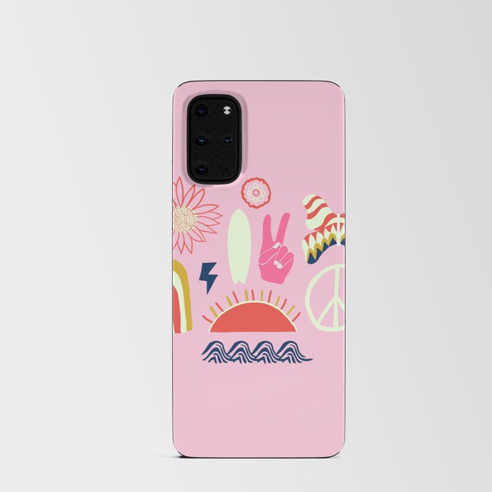 peace + harmony + surf Android Card Case