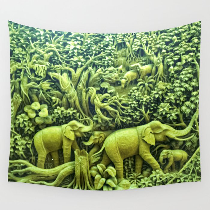 Elephant Kingdom Wall Tapestry