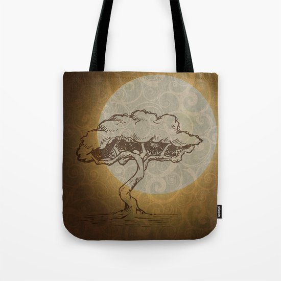 Moon Tree Tote Bag
