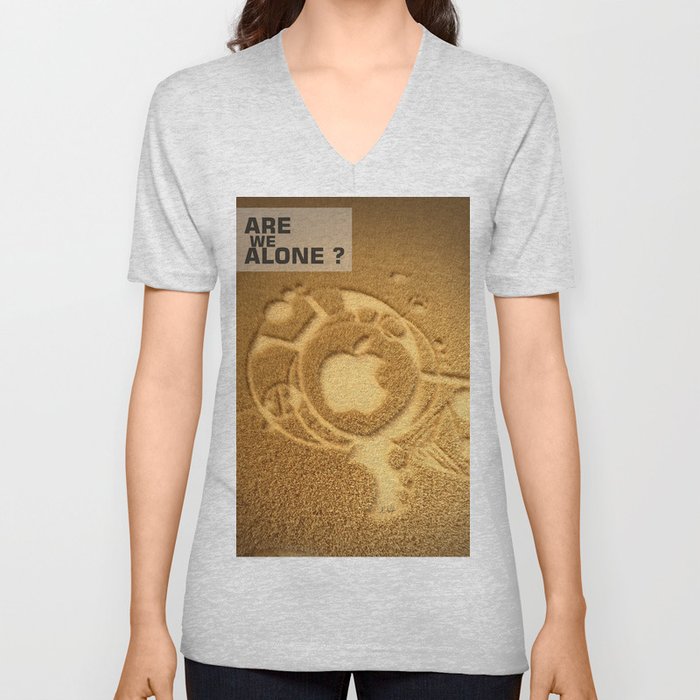 Are we alone ? V Neck T Shirt