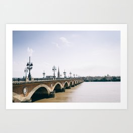 Ponte de Pierre, Bordeaux Art Print