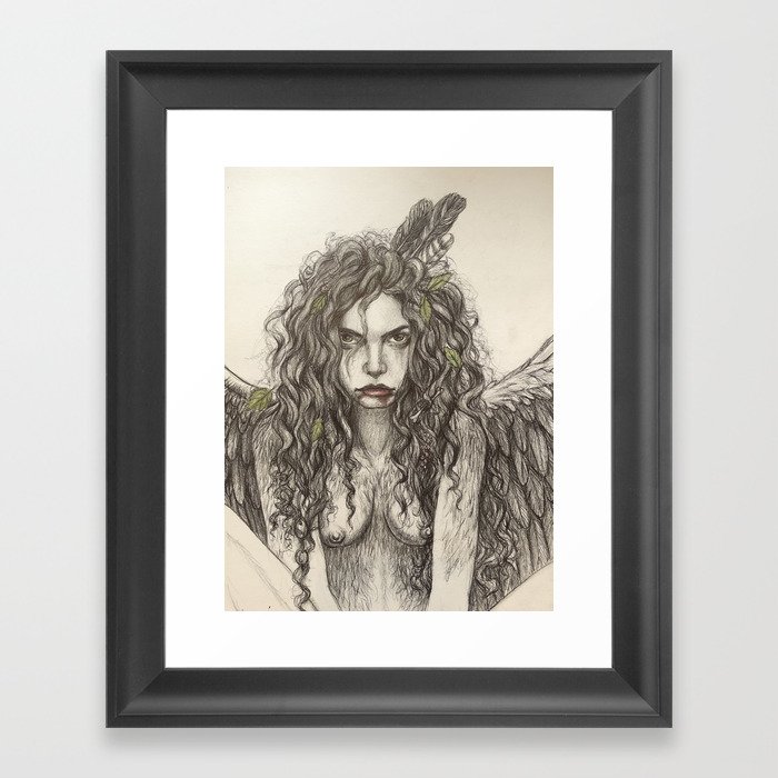The Madness of Mis Framed Art Print
