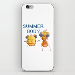 Summer Body - Bees Exercising iPhone Skin