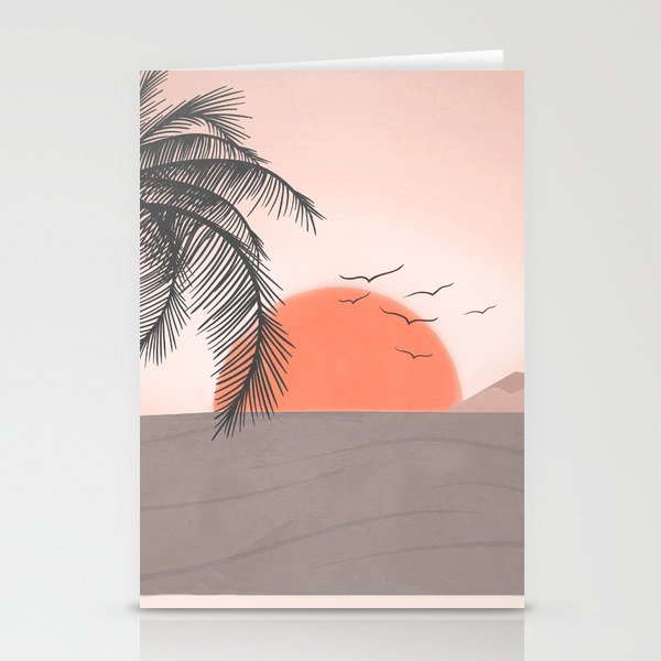 Summer Sunset Stationery Cards