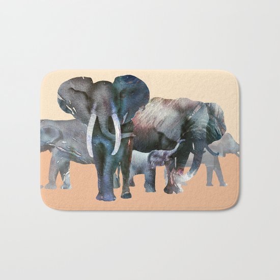 The Elefant Squad Bath Mat