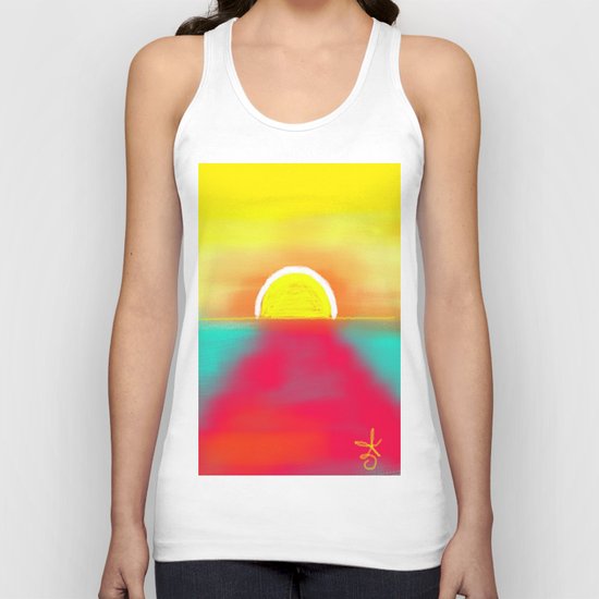 HOT SUNSET Unisex Tank Top
