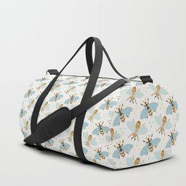 Cute Honey Bee Pattern - Save The Bees Duffle Bag