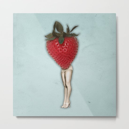 Strawberry Metal Print
