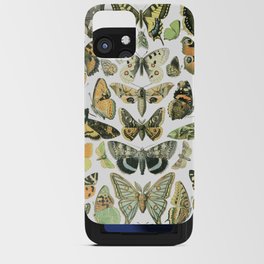 Vintage Butterfly Botanical Chart 2 iPhone Card Case