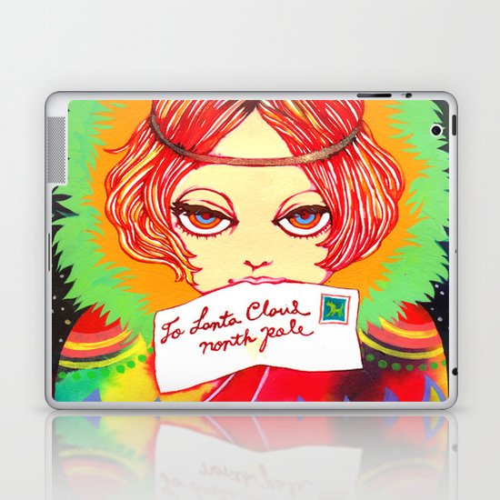 Don't forget to write to Santa Claus Laptop & iPad Skin