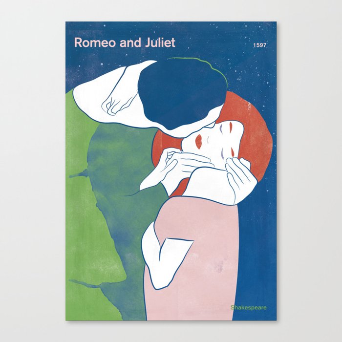 Romeo and Juliet, William Shakespeare Canvas Print