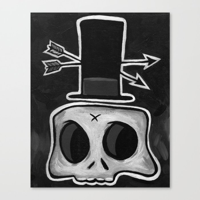 Voodoo Skull Canvas Print