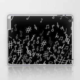 Fantastic music notes print Laptop Skin