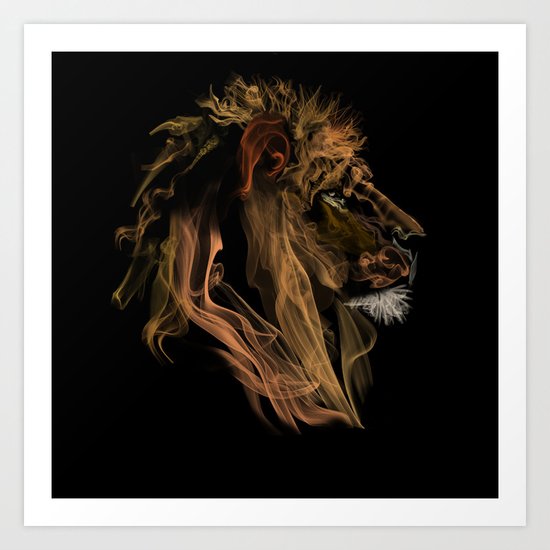 Where there's smoke there's fire! Art Print