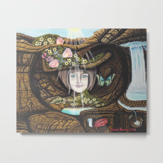 La source de l'amour Metal Print